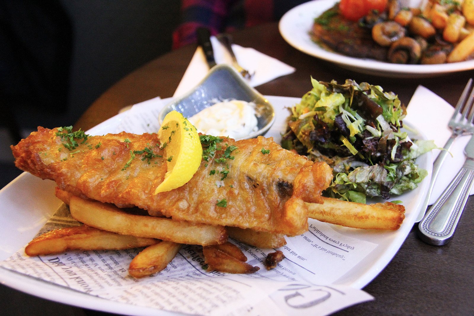 Canva - Fish And Chip Plate